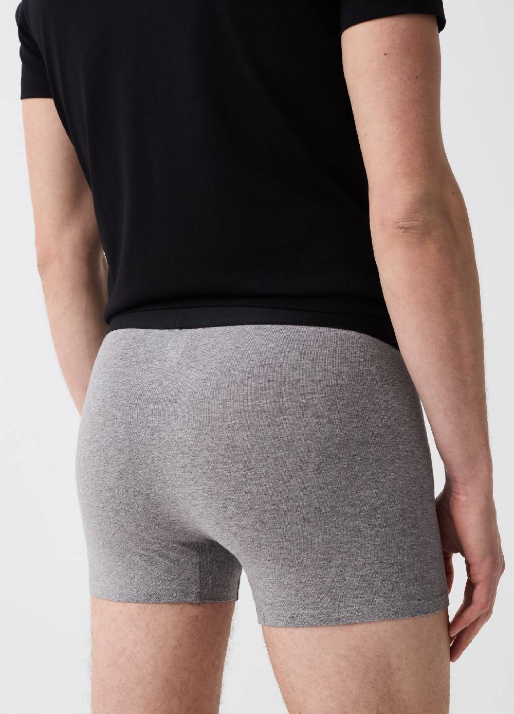 Ovs Tripack Boxer Midi In Cotone Bio Stretch