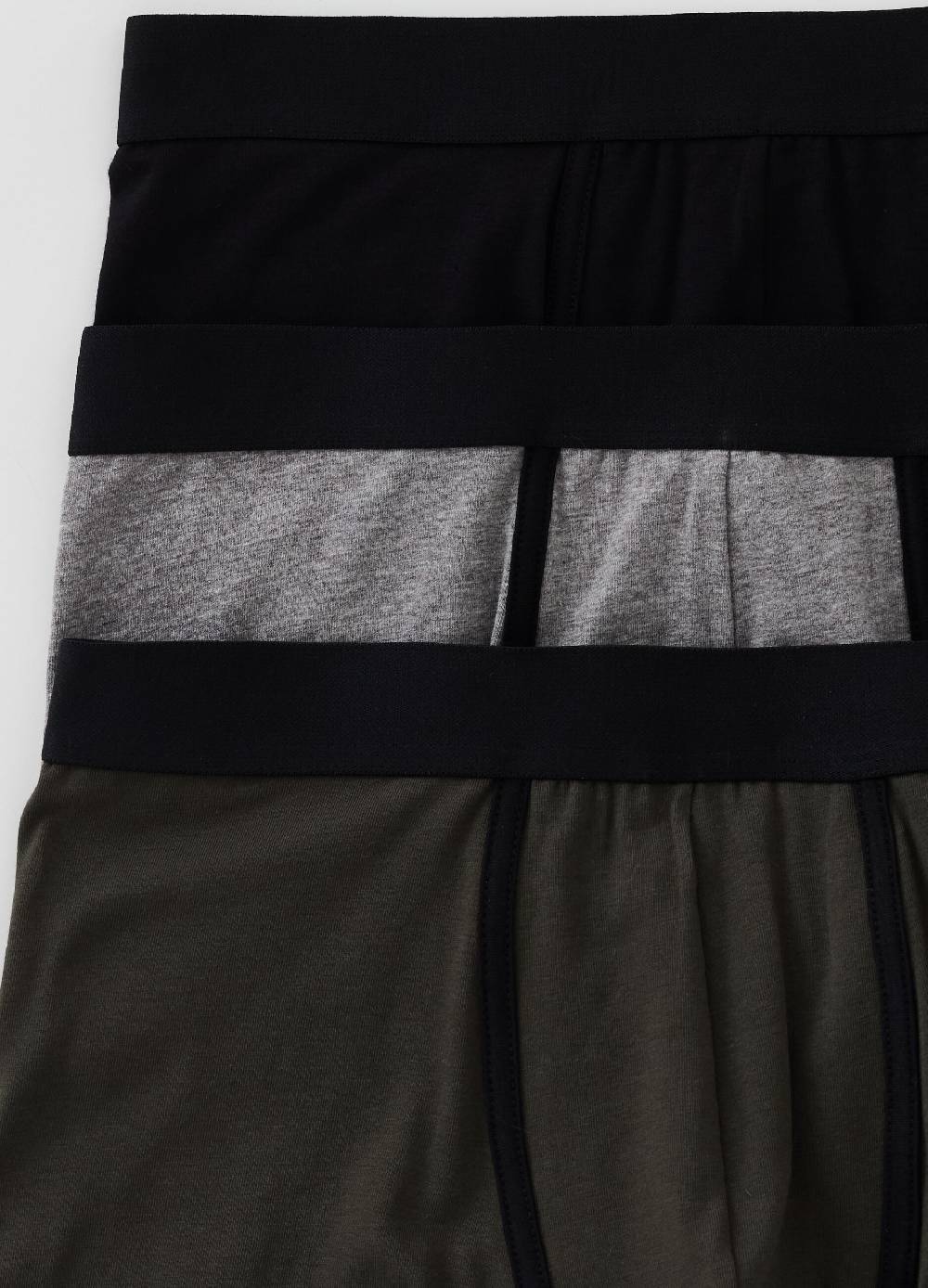 Ovs Tripack Boxer Midi In Cotone Bio Stretch
