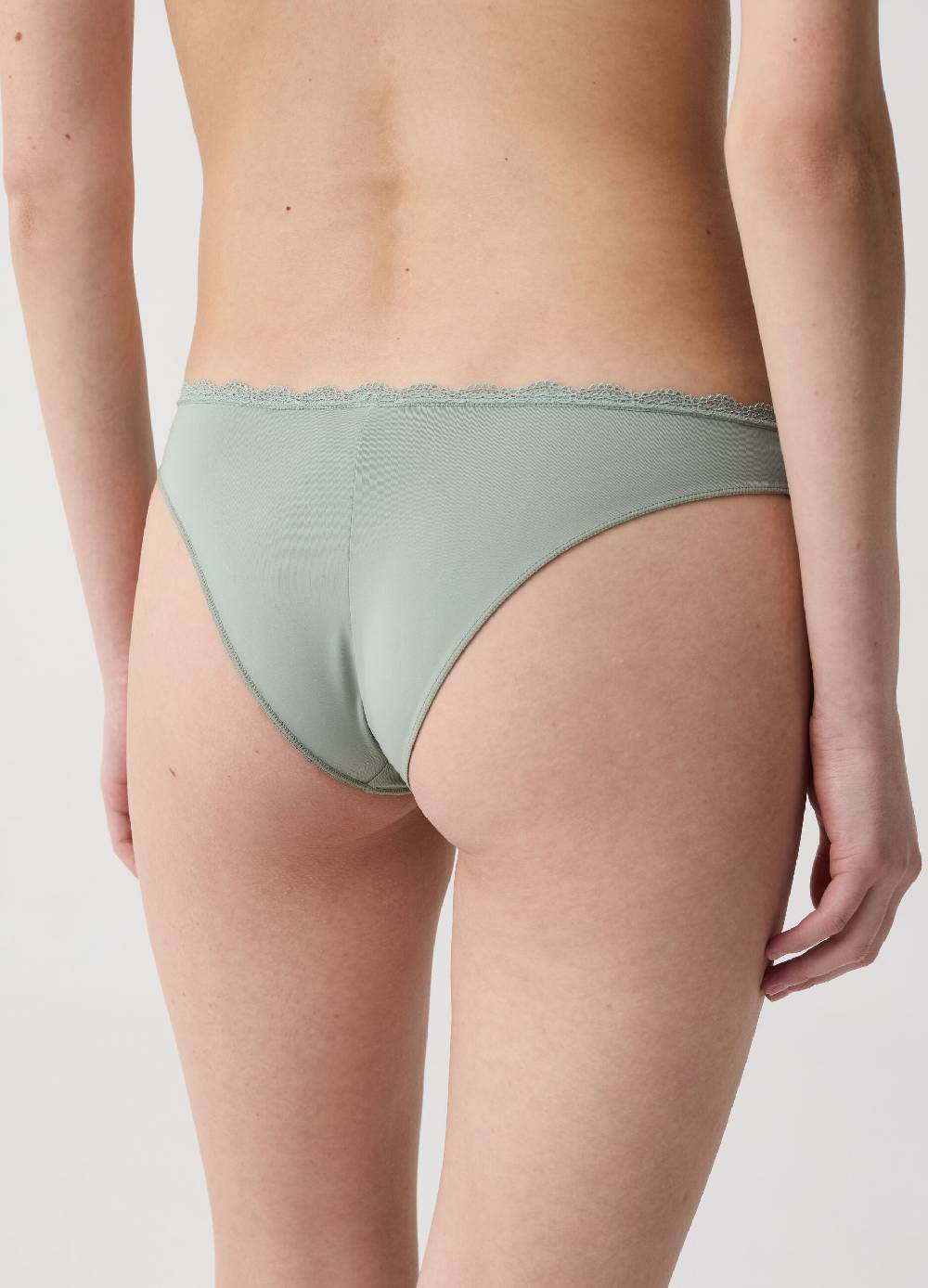 Ovs Tripack Brasiliani Con Profilo In Pizzo