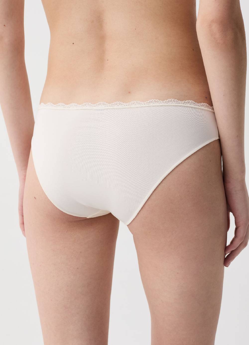 Ovs Tripack Brasiliani Con Profilo In Pizzo