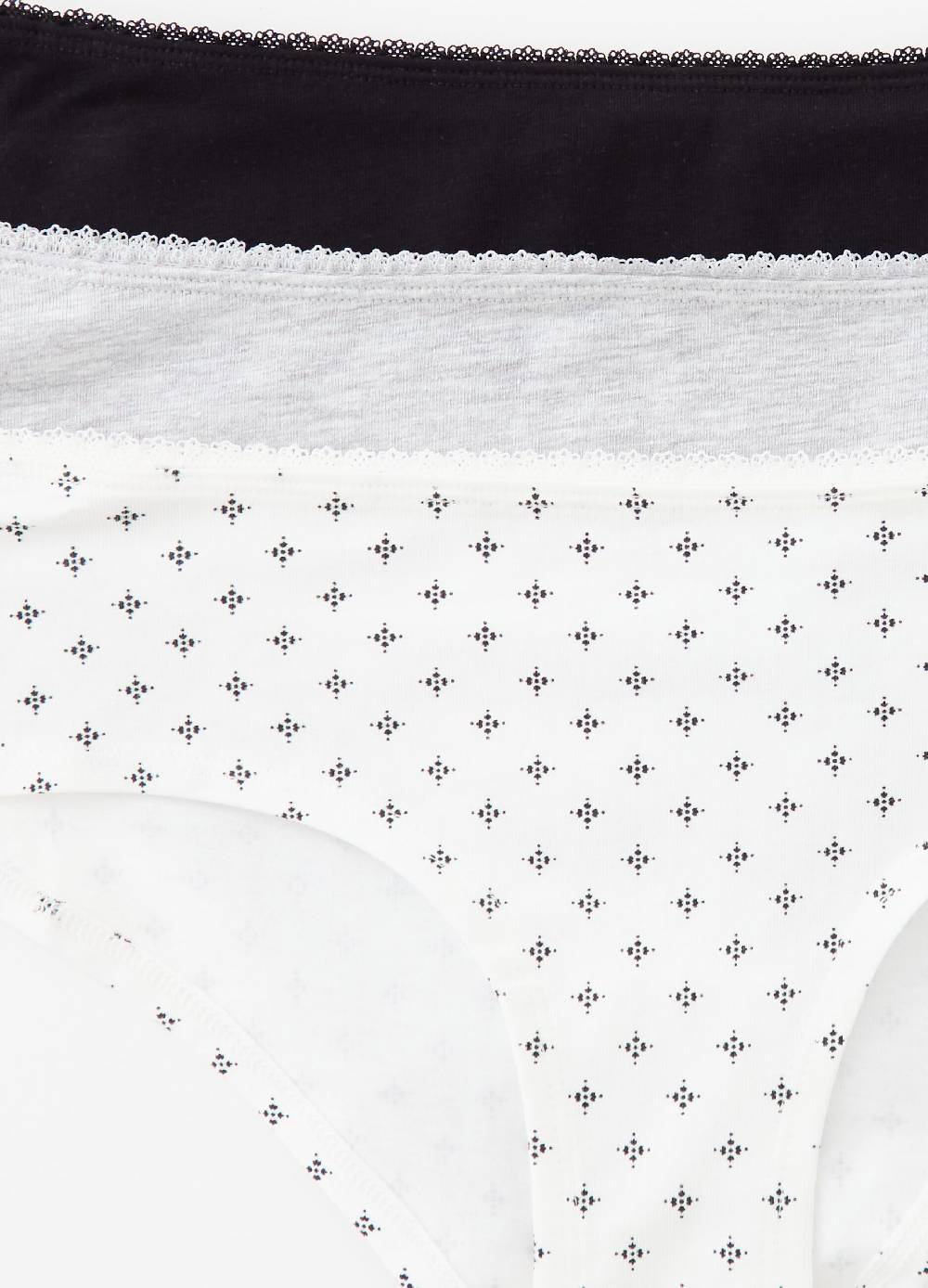 Ovs Tripack Culotte In Cotone Bio Stretch