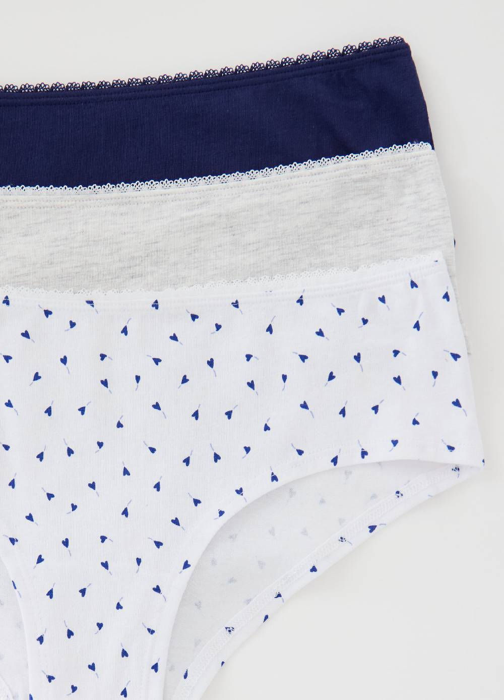 Ovs Tripack Culotte In Cotone Bio Stretch