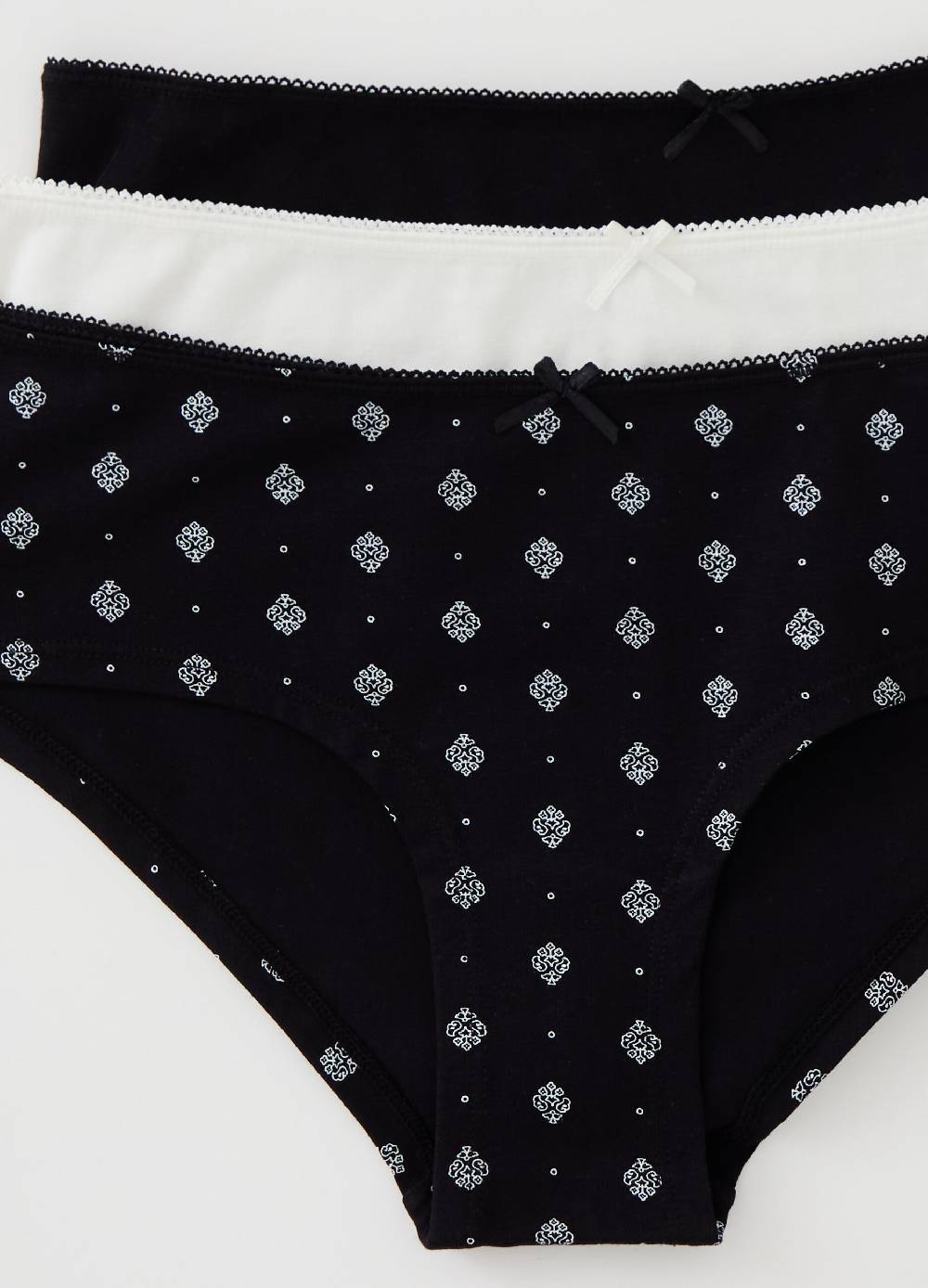 Ovs Tripack Culotte In Cotone Bio Stretch