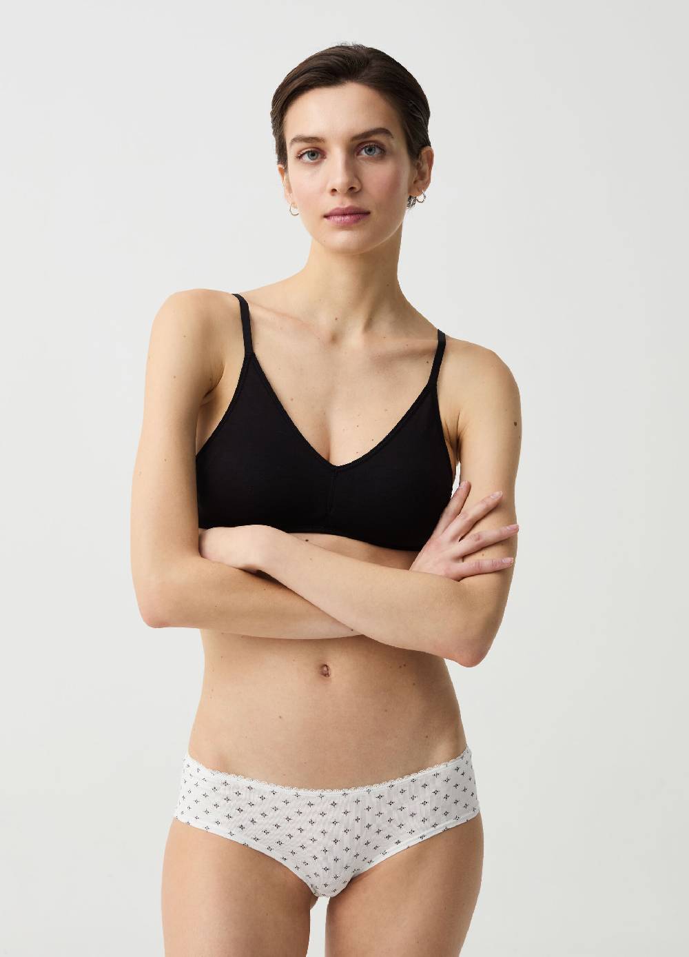 Ovs Tripack culotte in cotone bio stretch