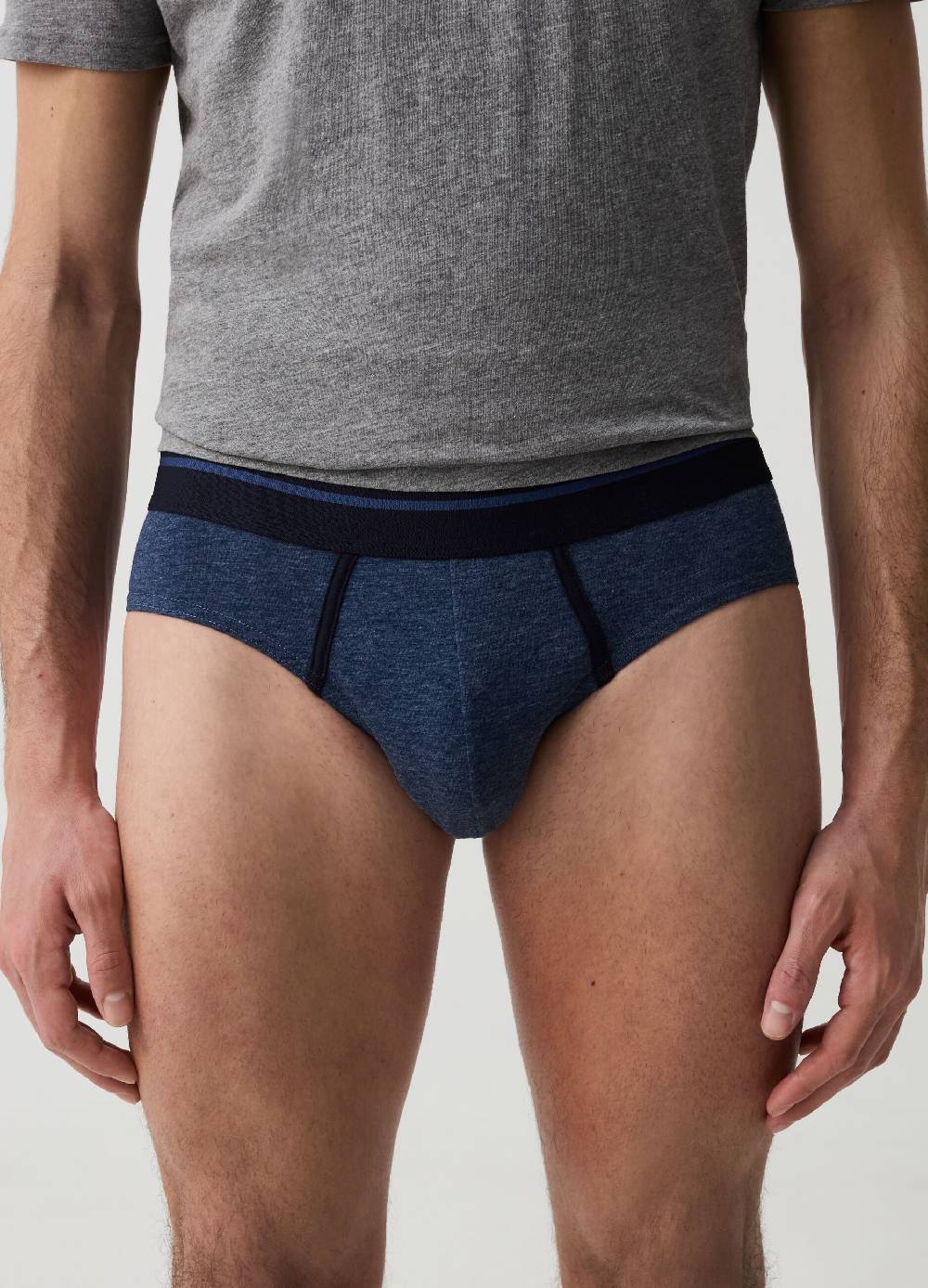 Ovs Tripack Slip Con Profilo Rigato