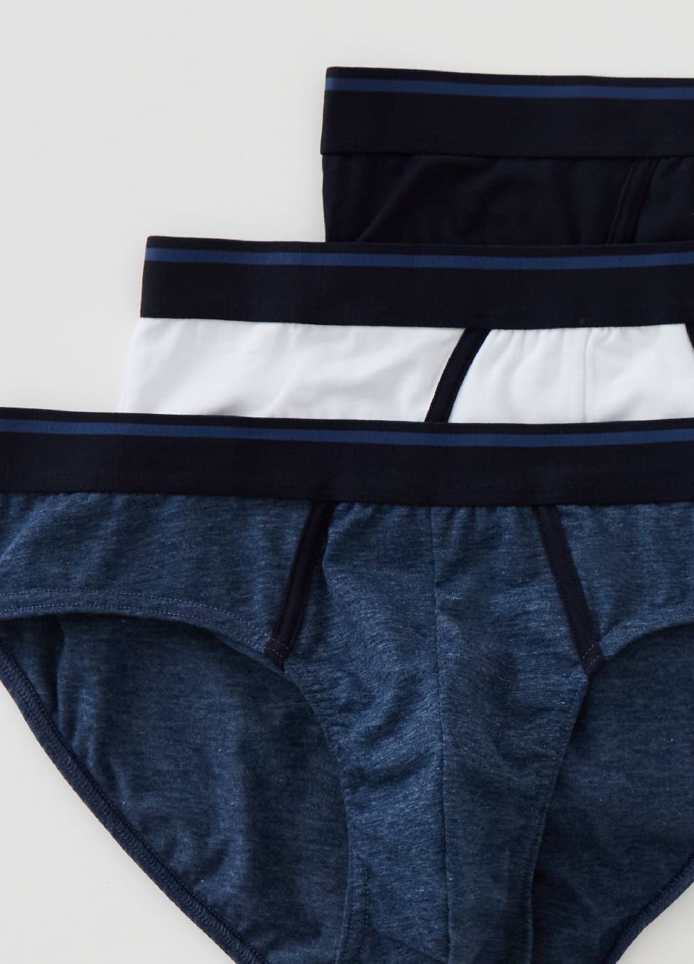 Ovs Tripack Slip Con Profilo Rigato