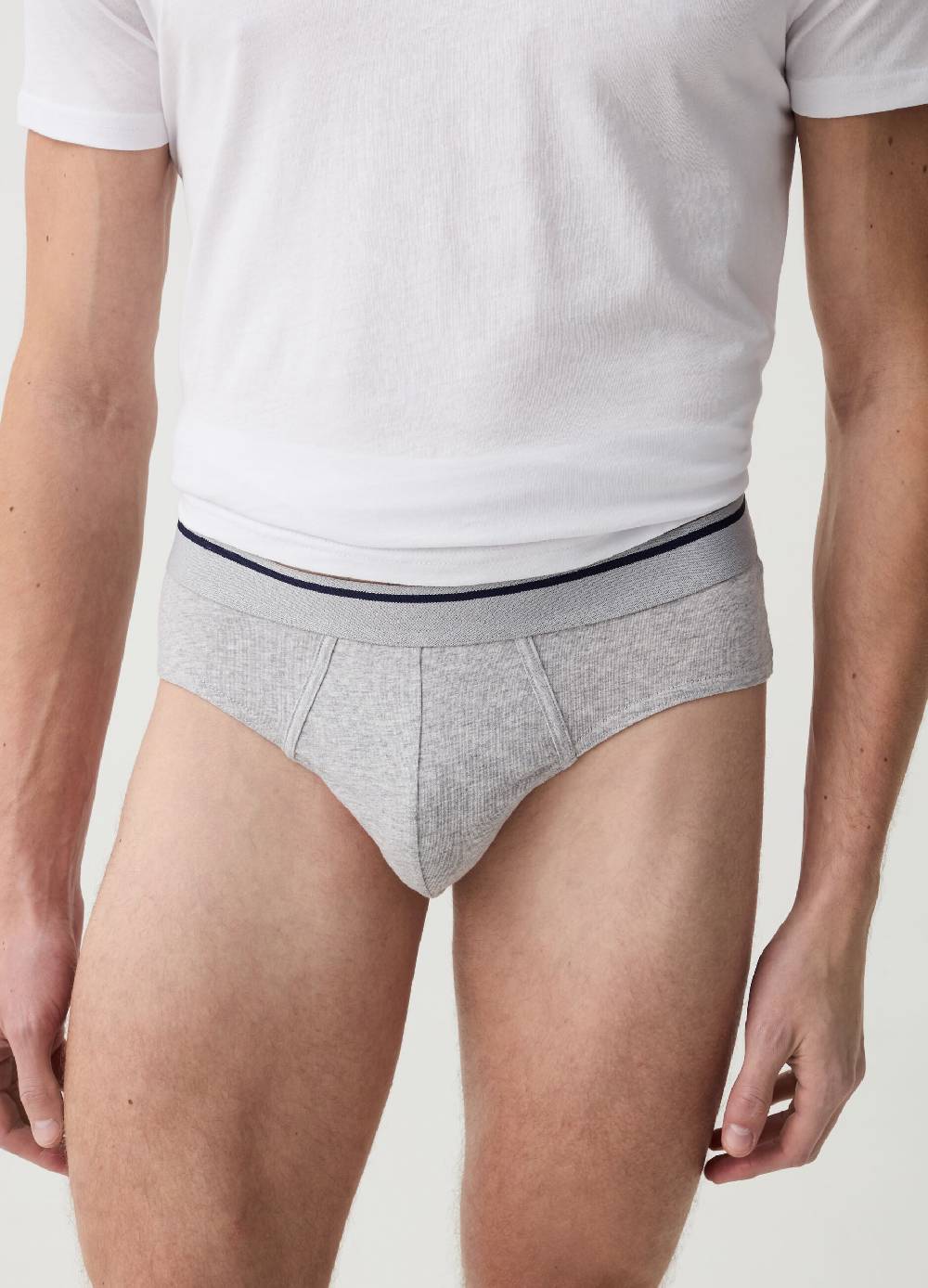Ovs Tripack Slip Con Profilo Rigato