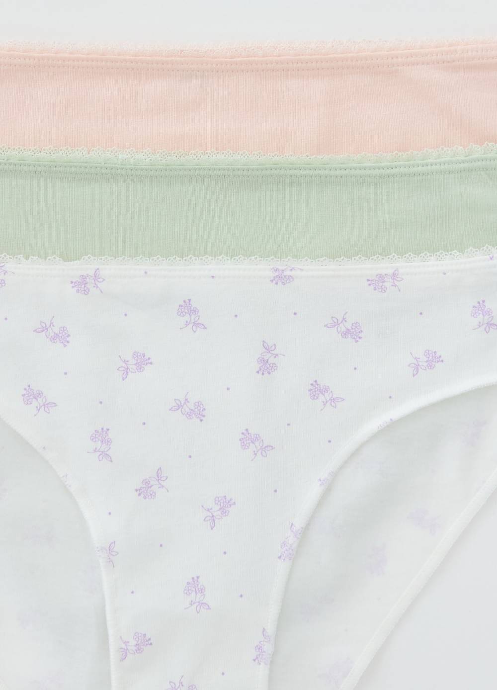 Ovs Tripack Slip In Cotone Bio Stretch