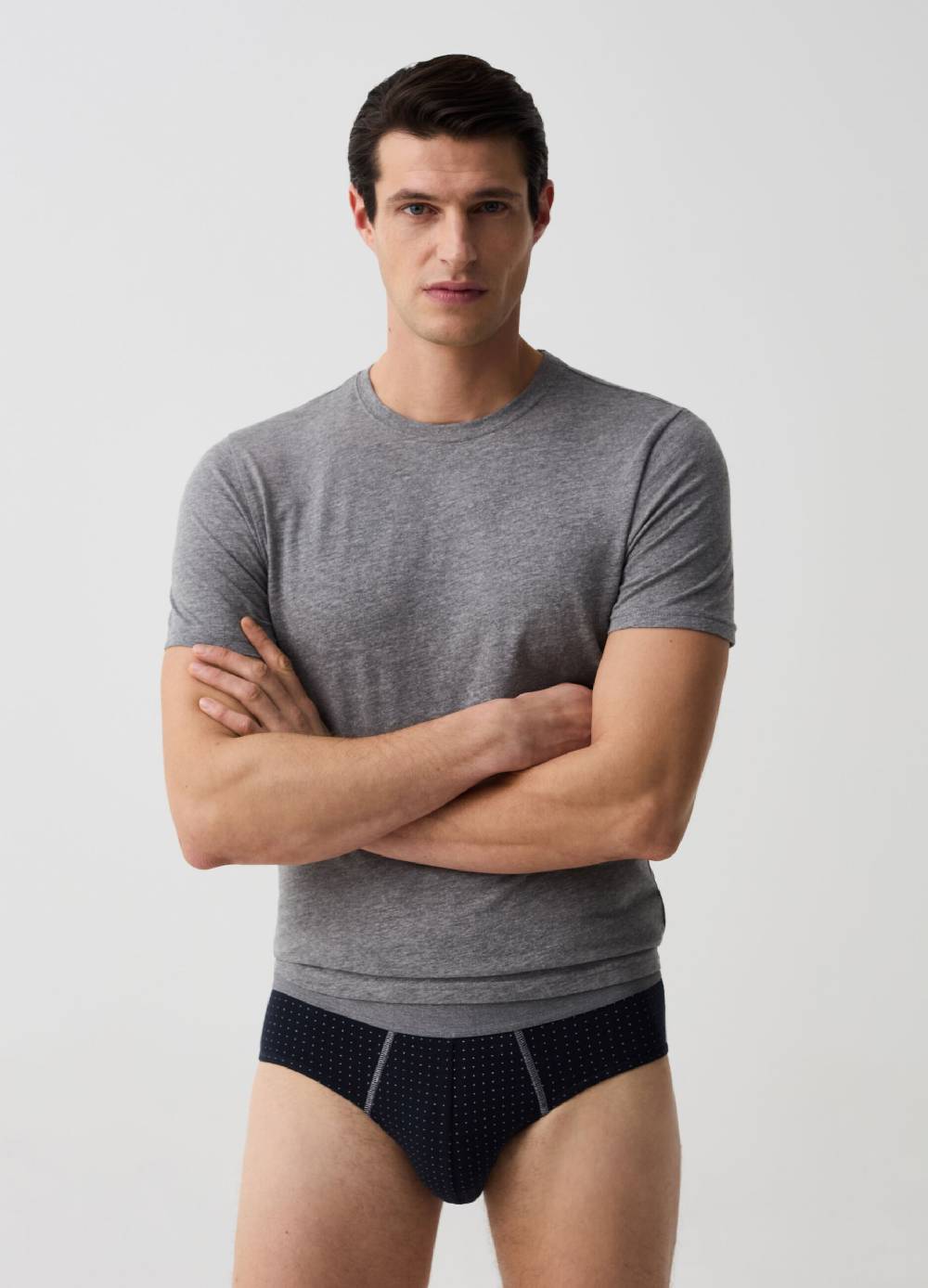 Ovs Tripack slip in cotone bio stretch fantasia