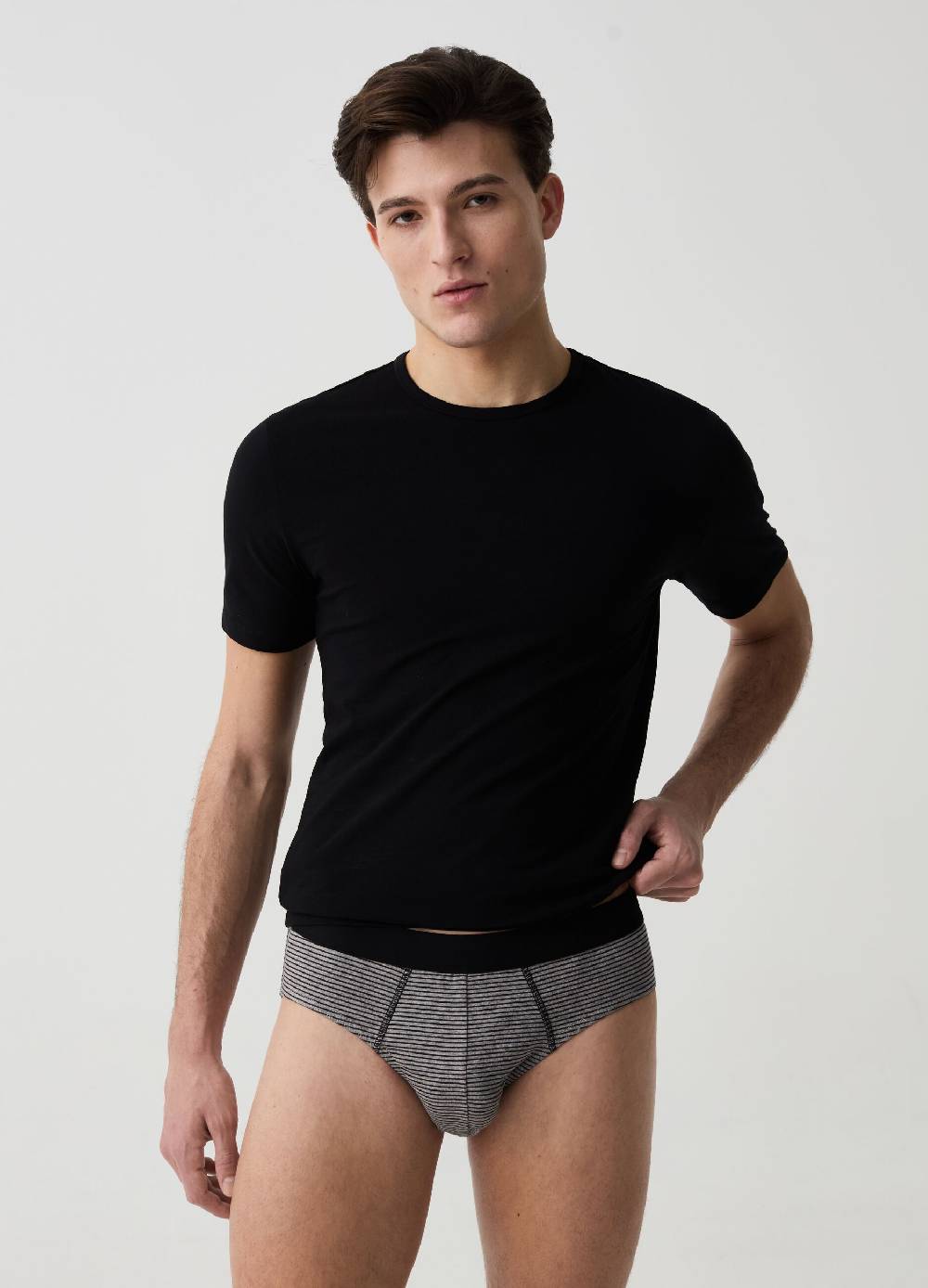 Ovs Tripack slip in cotone bio stretch