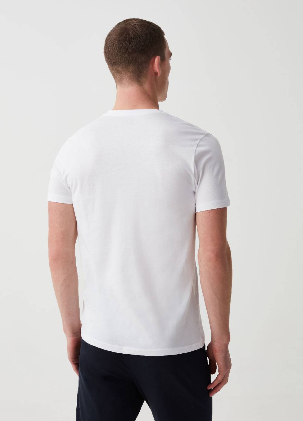 Ovs Tripack T-shirt Intime Con Scollo A V