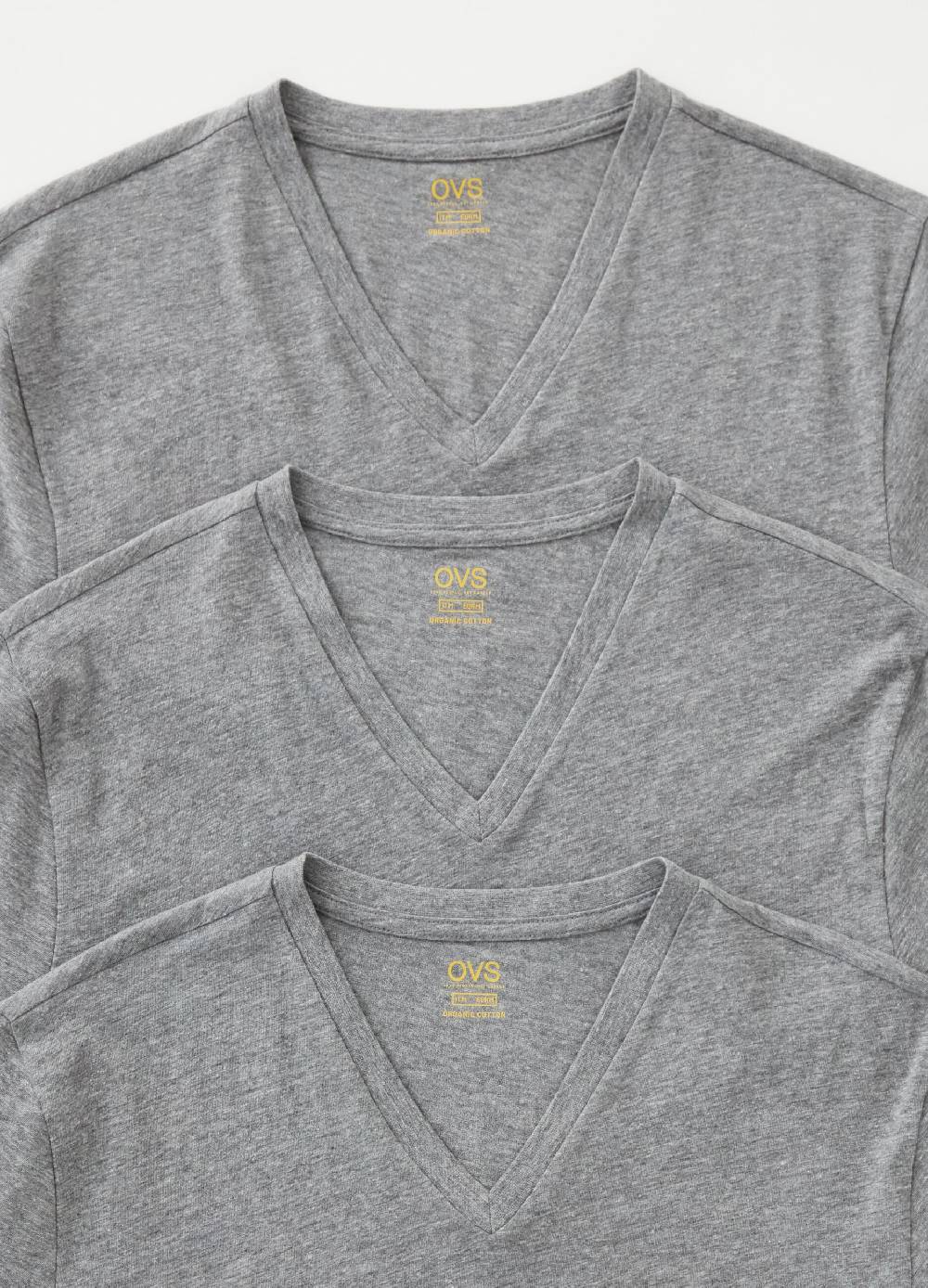 Ovs Tripack T-shirt Intime Con Scollo A V