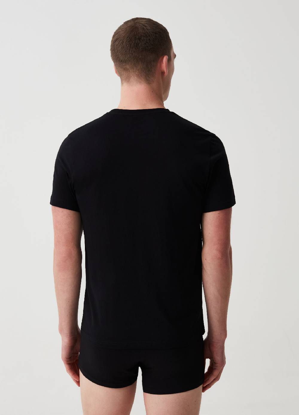 Ovs Tripack T-shirt Intime Con Scollo A V