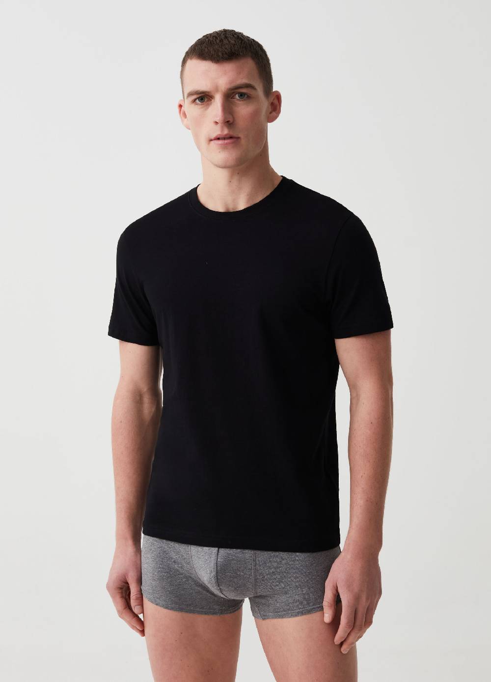 Ovs Tripack T-shirt Intime Con Scollo Rotondo