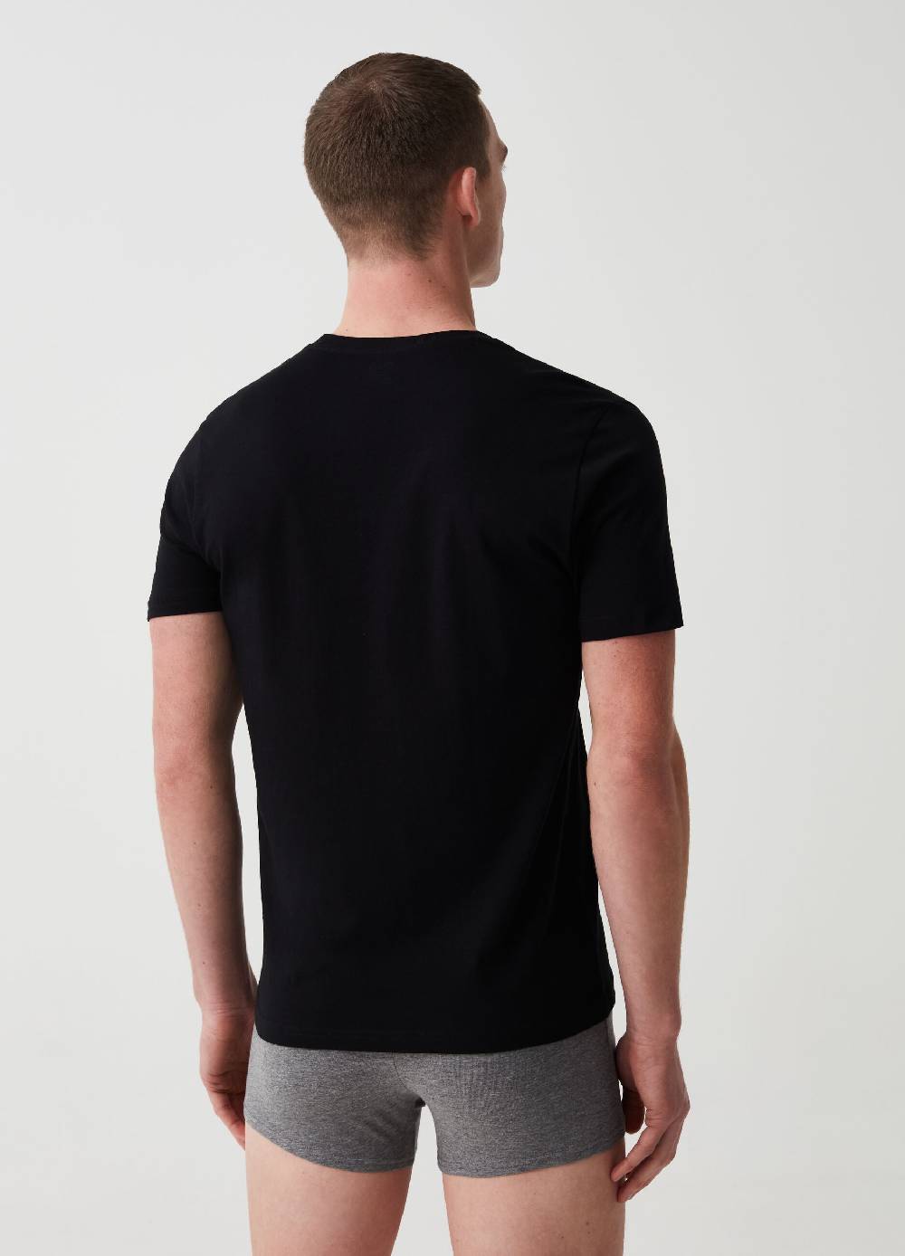 Ovs Tripack T-shirt Intime Con Scollo Rotondo