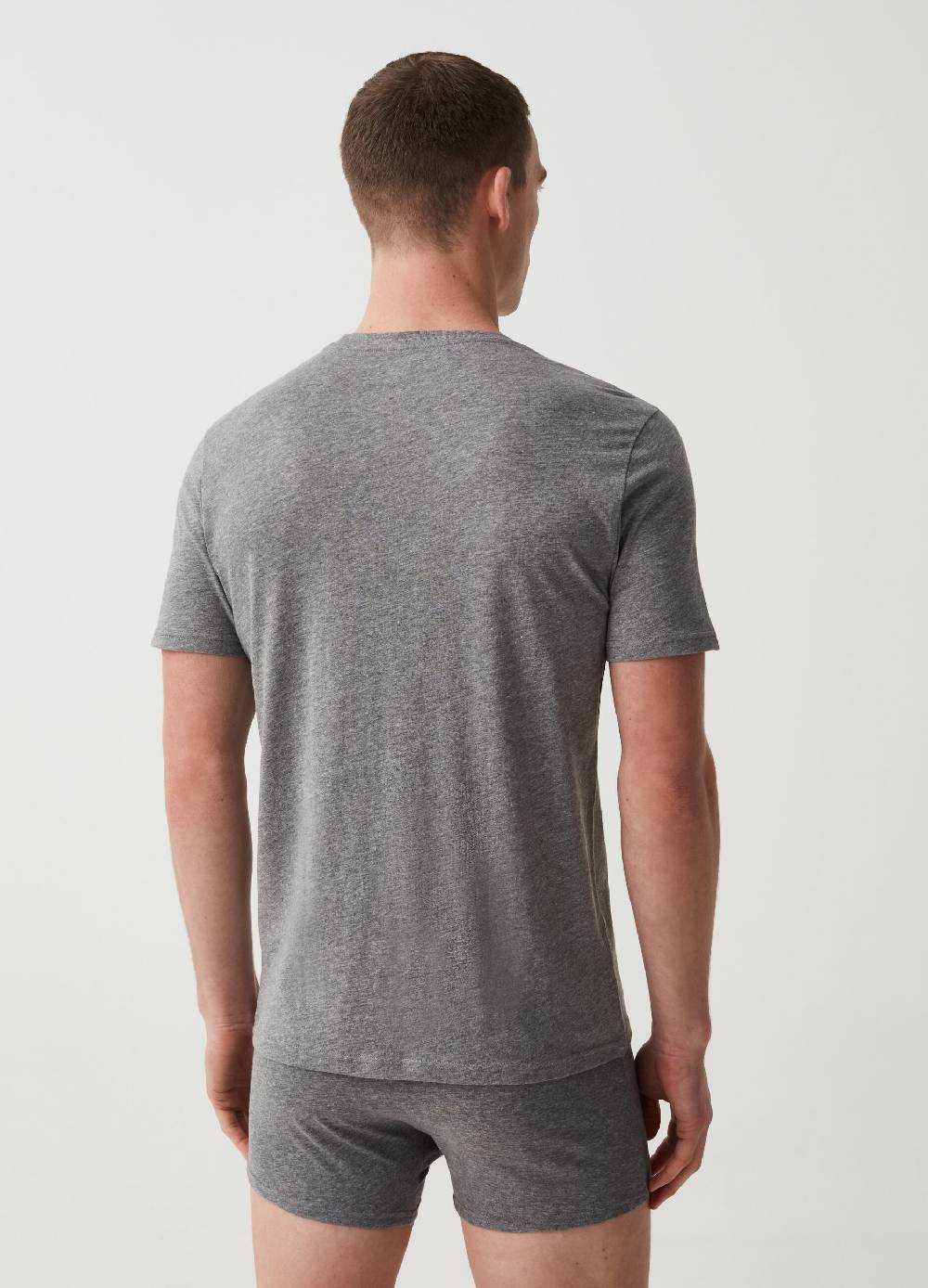 Ovs Tripack T-shirt Intime Con Scollo Rotondo