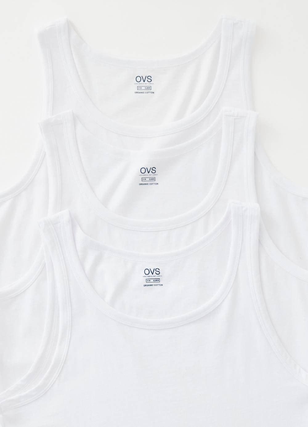 Ovs Tripack Vogatori Girocollo In Cotone Bio