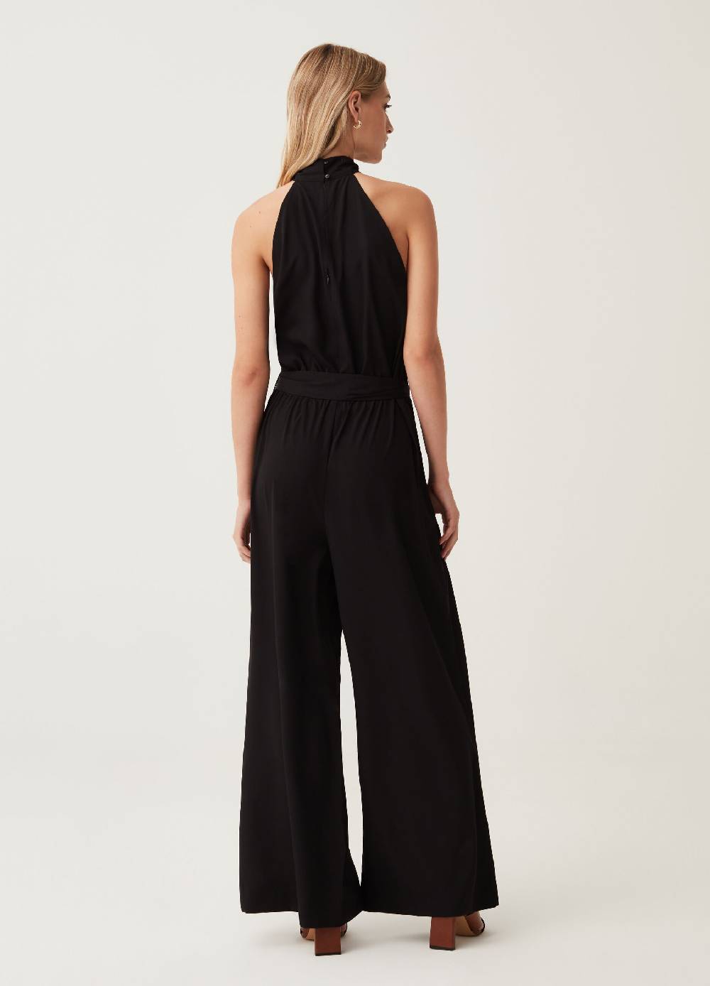 Ovs Tuta Intera In Satin Scollo All'americana