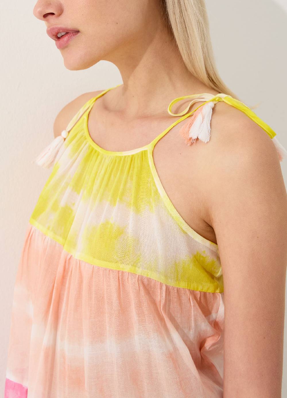 Ovs Vestito Copri Costume A Balze Tie Dye