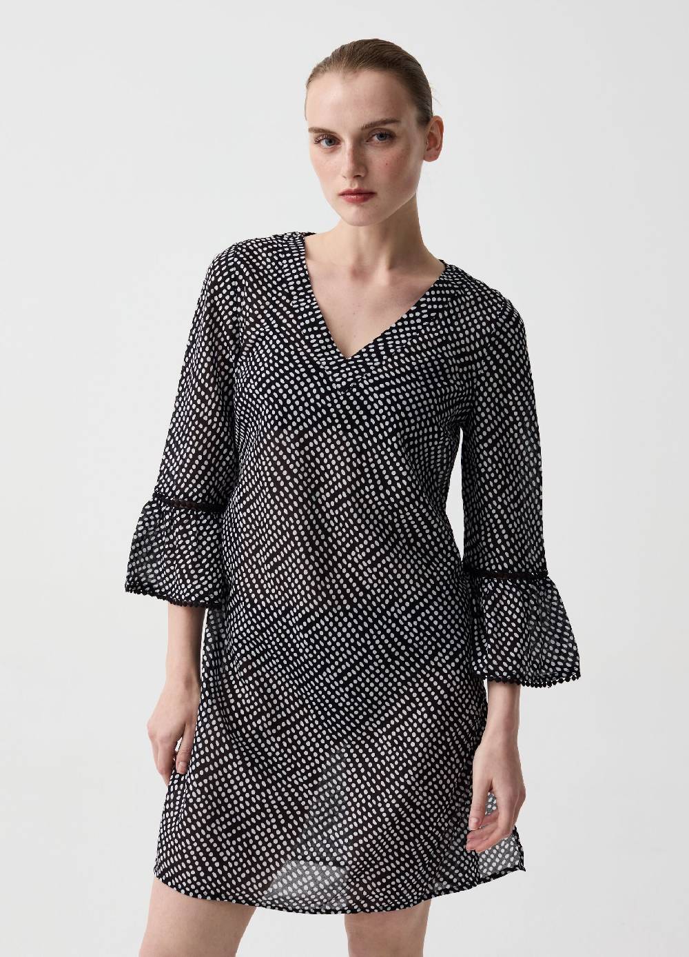 Ovs Vestito copri costume a pois