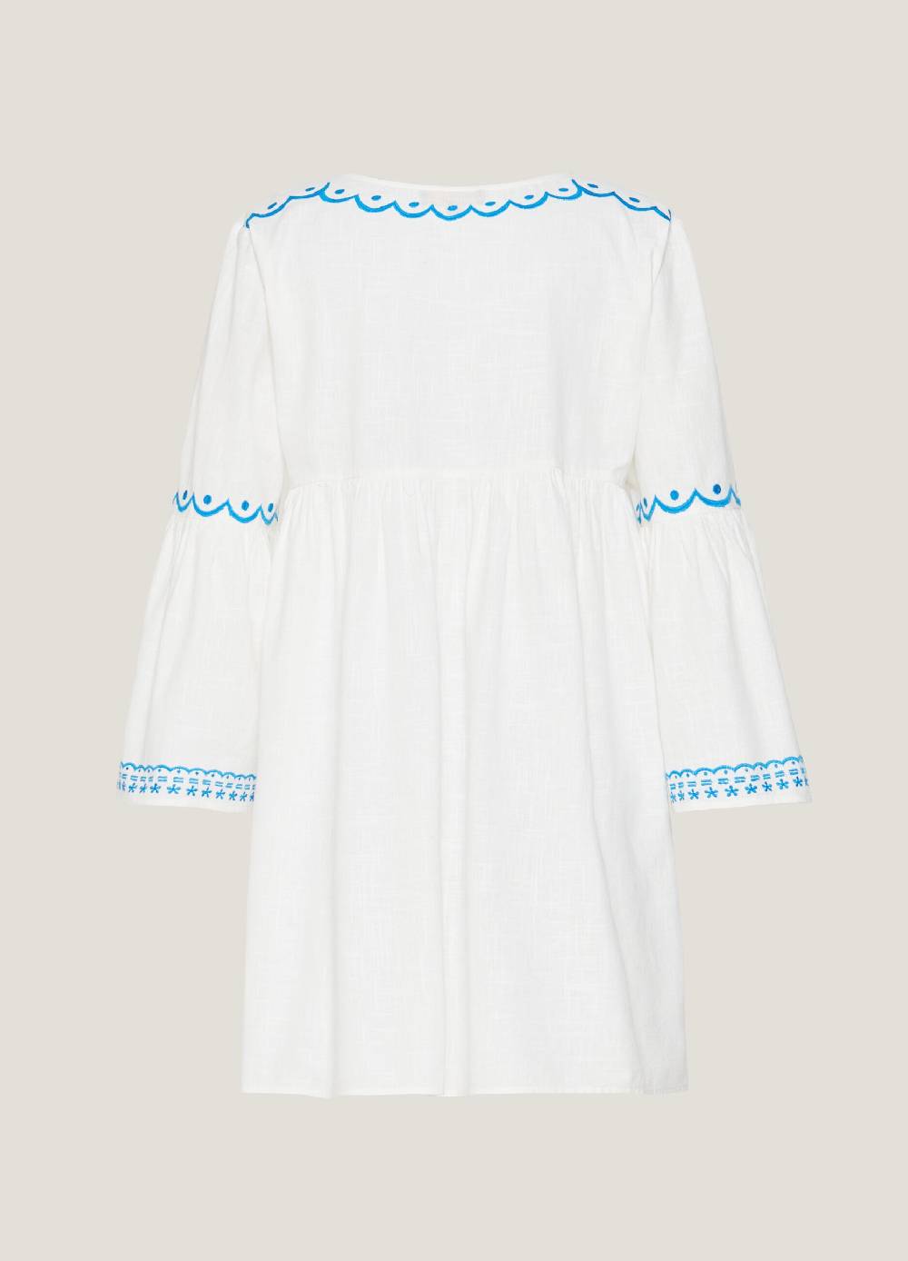 Ovs Vestito Copri Costume Ricami Etnici