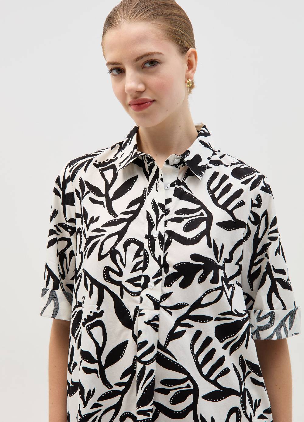 Ovs Vestito Corto Chemisier Fantasia