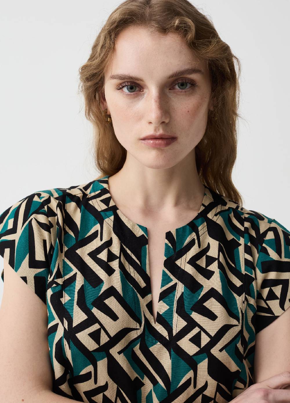 Ovs Vestito Corto Con Balza