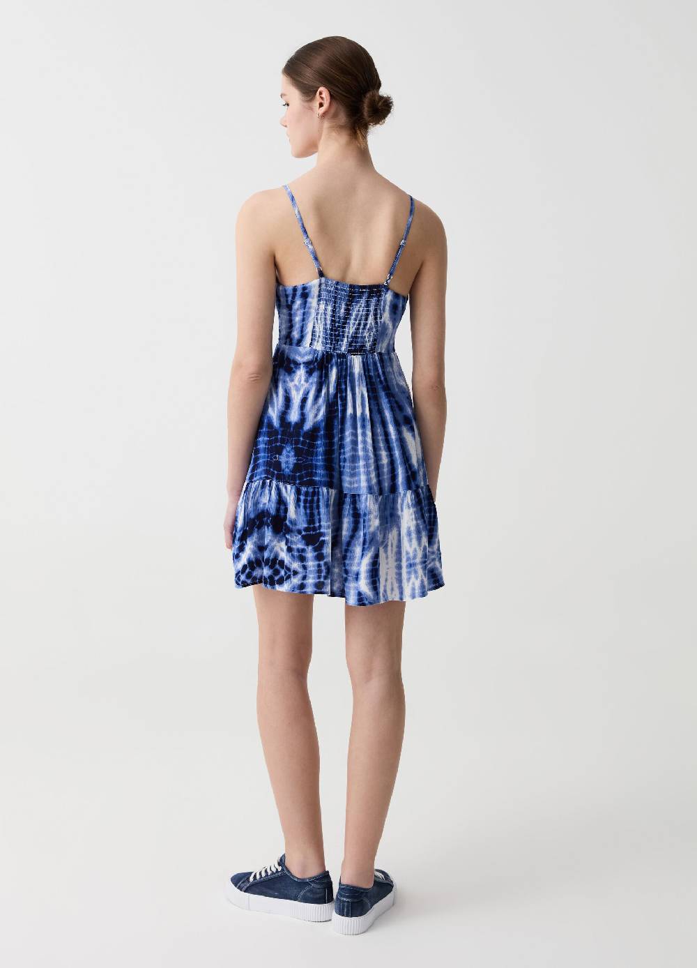 Ovs Vestito Corto Con Balza Fantasia