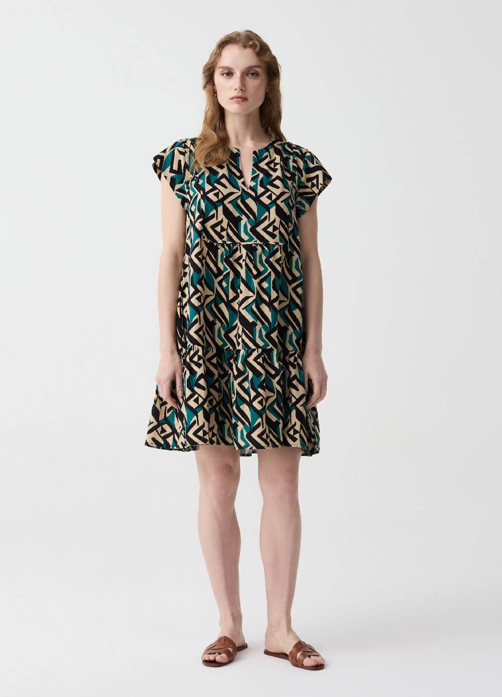 Ovs Vestito corto con balza