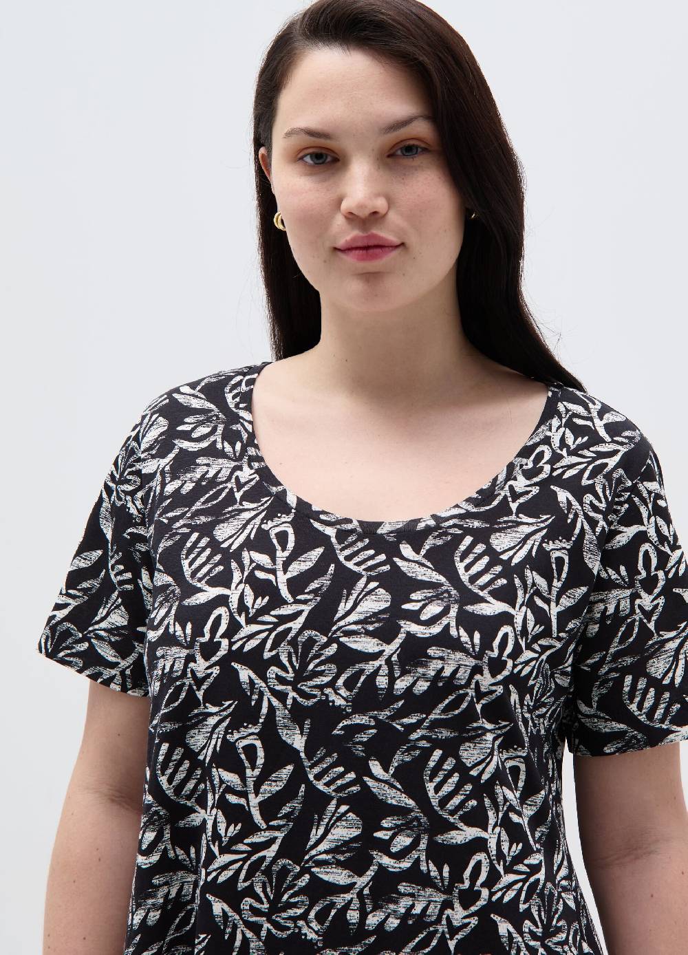 Ovs Vestito Corto Con Stampa All-over Curvy