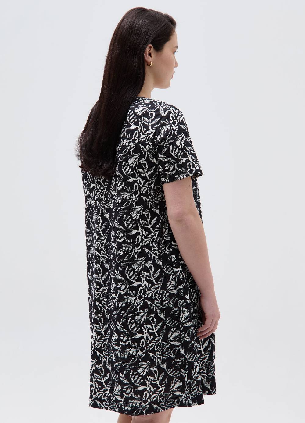 Ovs Vestito Corto Con Stampa All-over Curvy