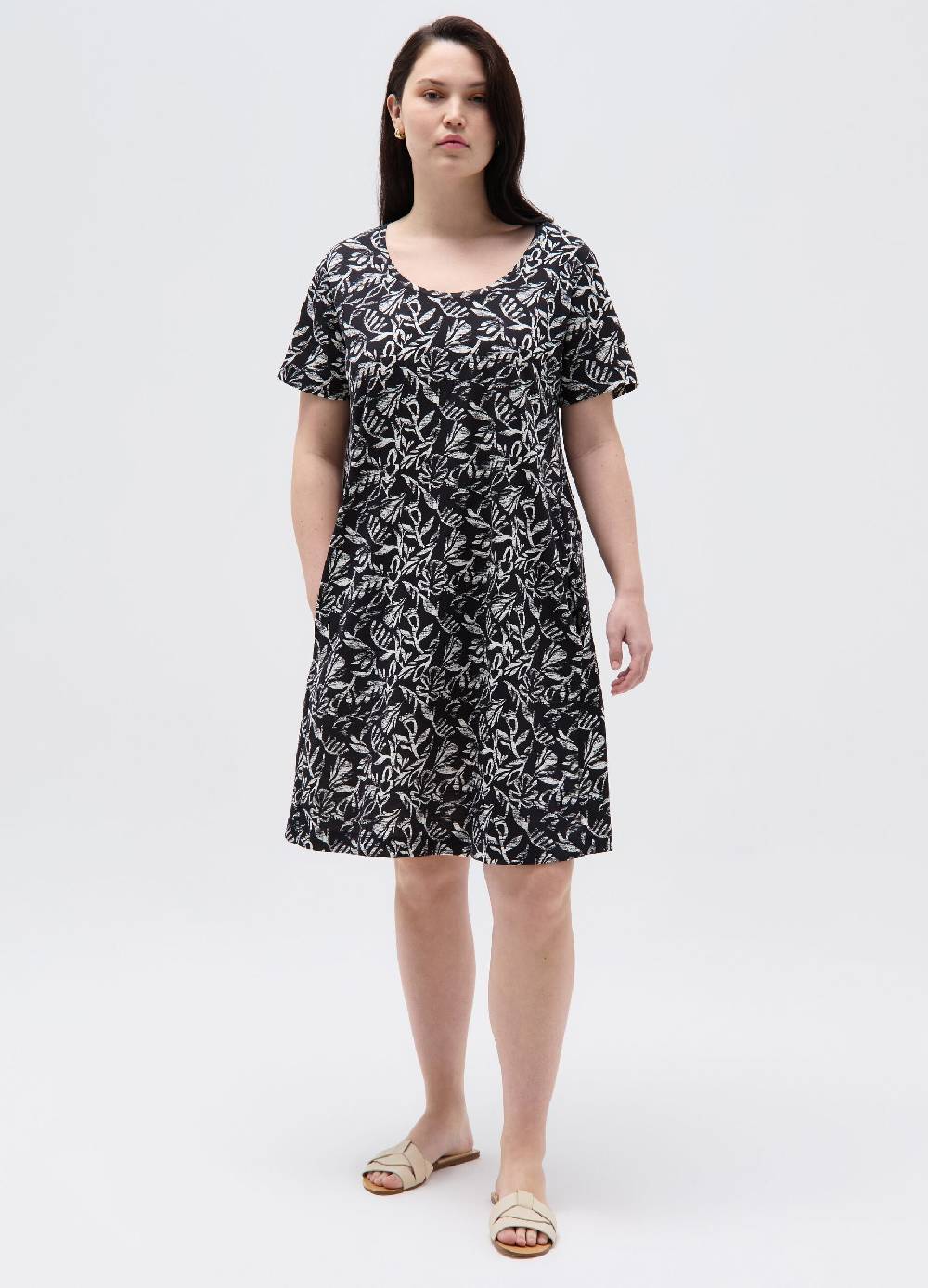 Ovs Vestito corto con stampa all-over Curvy