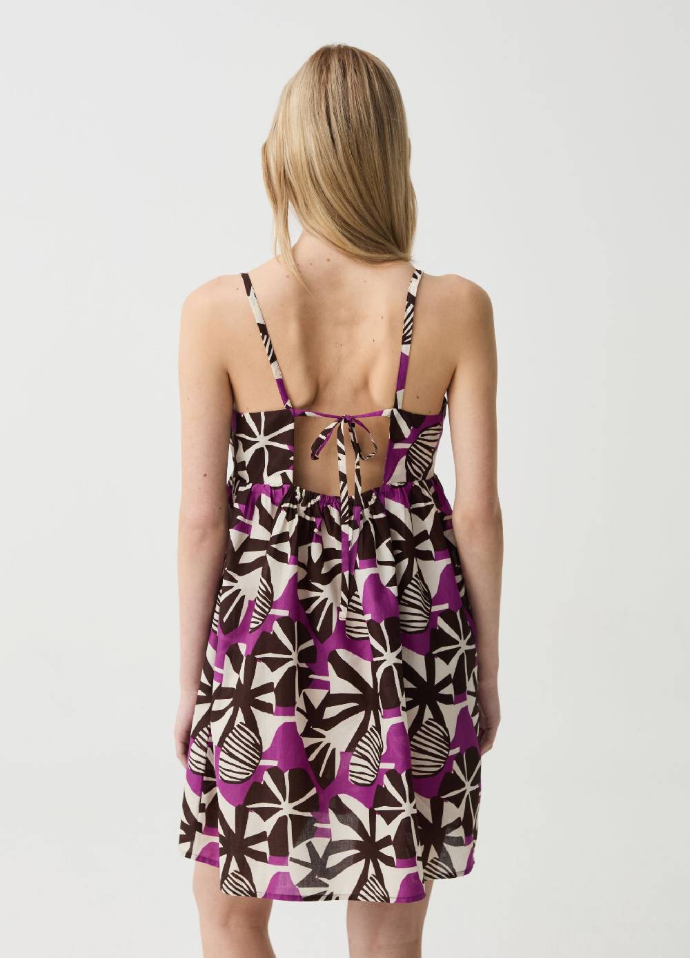 Ovs Vestito Corto Con Stampa All-over