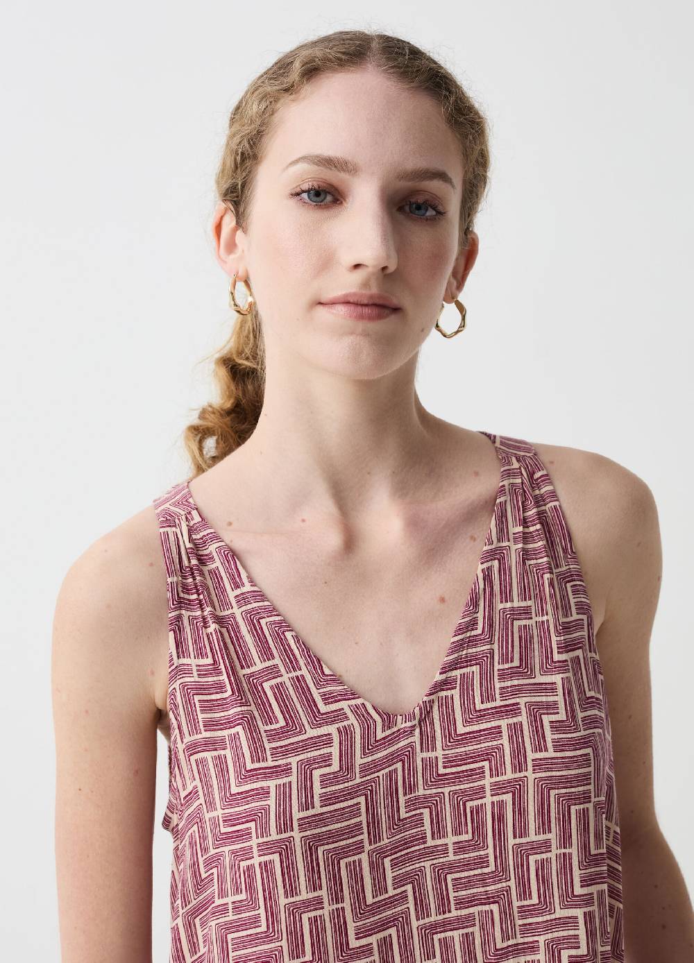 Ovs Vestito Corto Con Stampa All-over