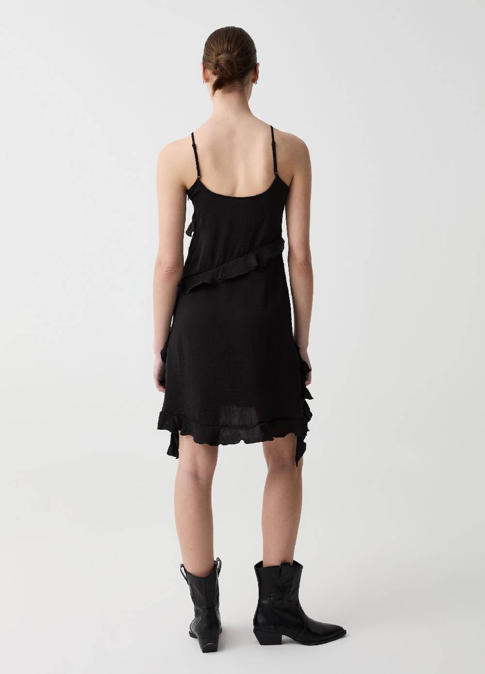 Ovs Vestito Corto Con Volant