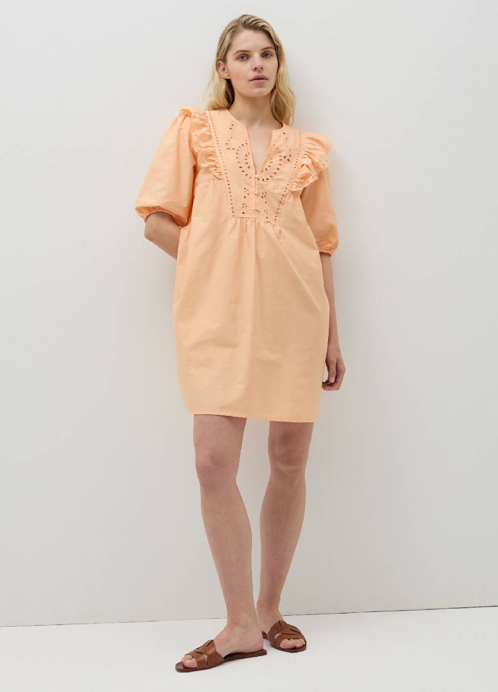 Ovs Vestito corto con volant in sangallo