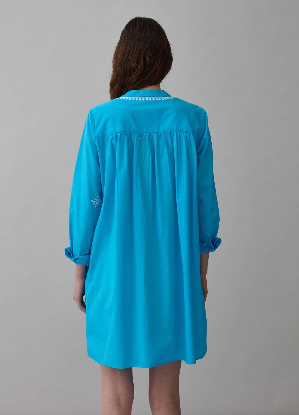 Ovs Vestito Corto In Cotone Con Ricami Etnici