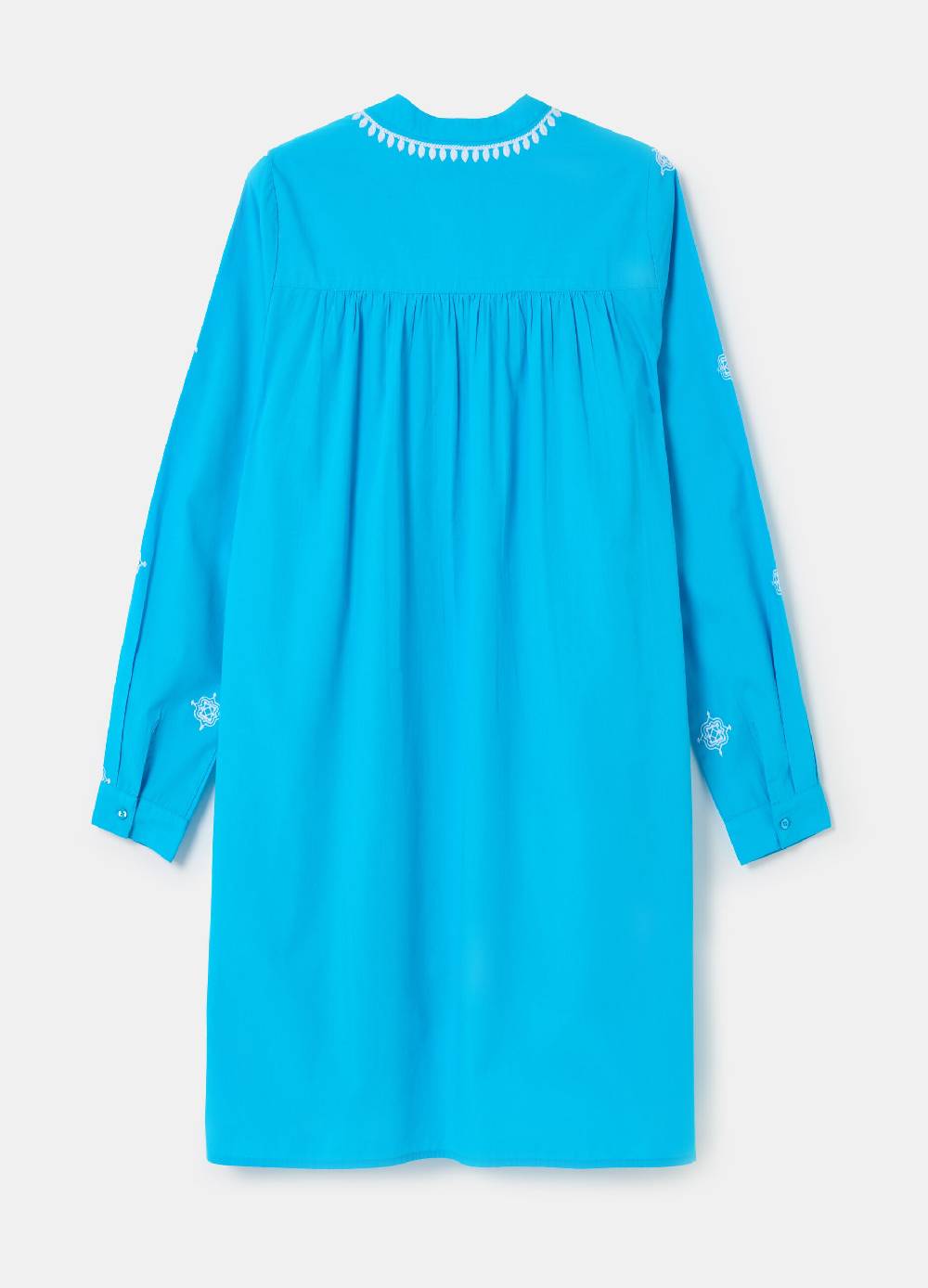 Ovs Vestito Corto In Cotone Con Ricami Etnici