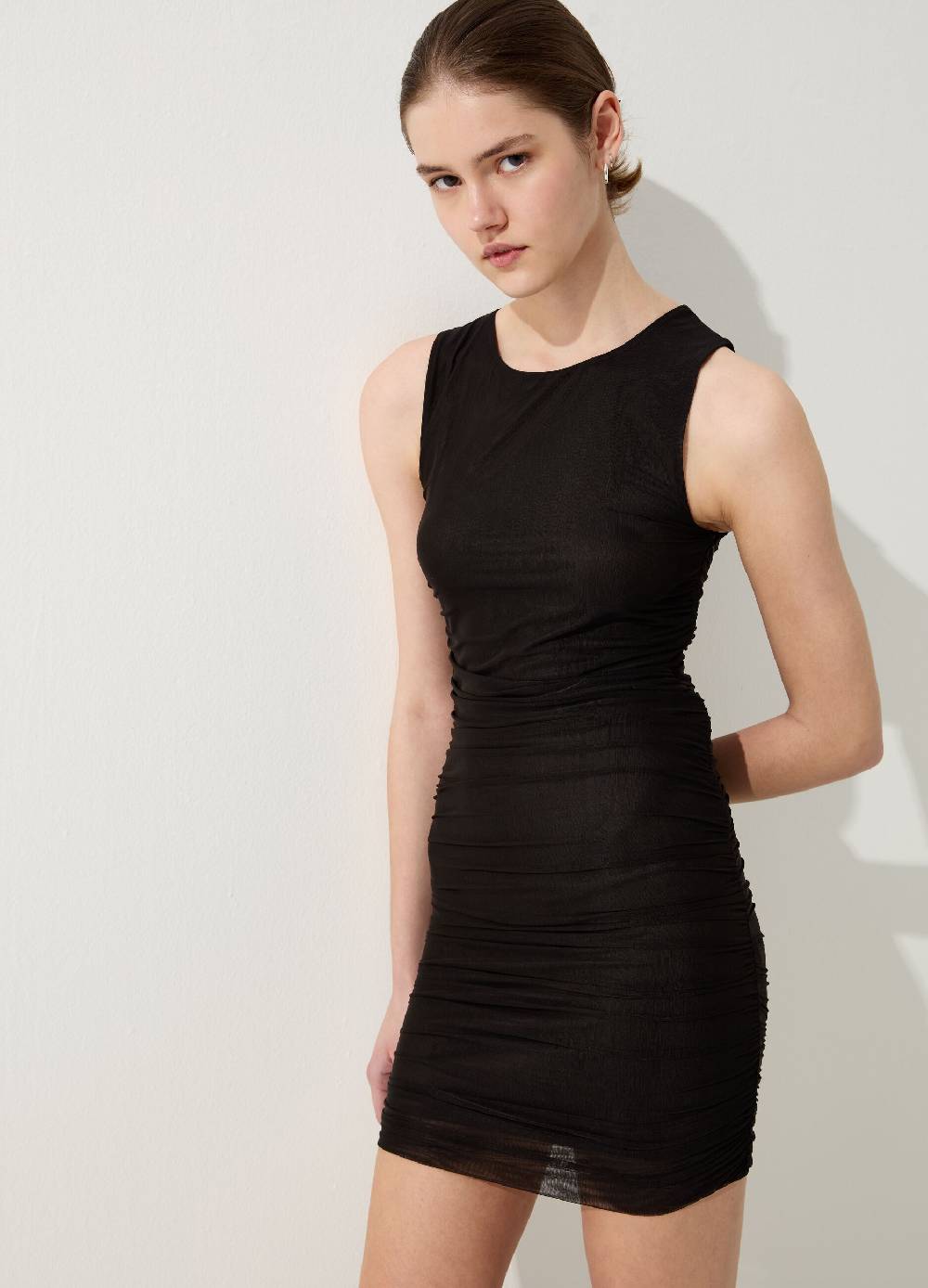 Ovs Vestito corto in mesh con arricciatura