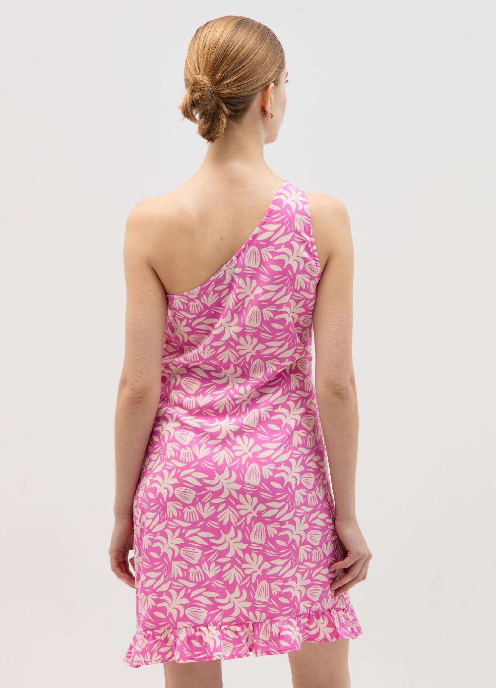 Ovs Vestito Corto Monospalla Con Arricciatura