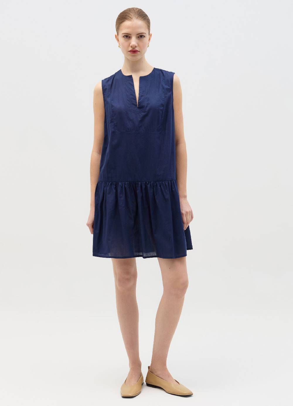 Ovs Vestito corto smanicato con balza