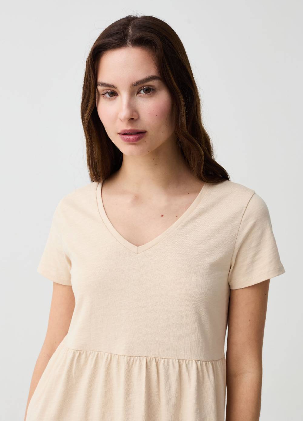 Ovs Vestito Essential Corto A Balze