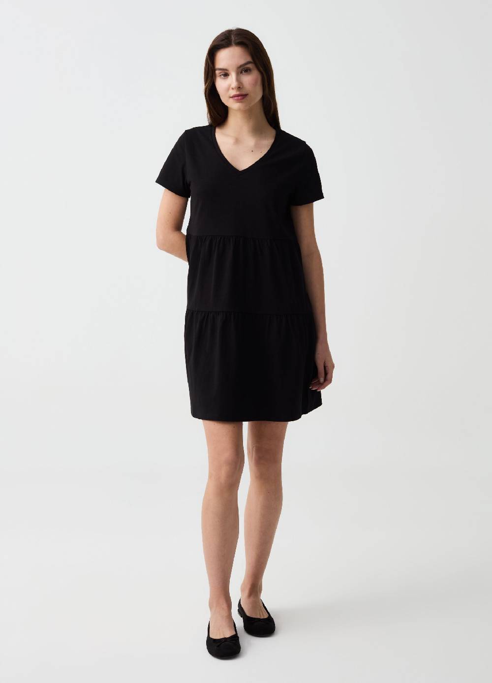 Ovs Vestito Essential corto a balze