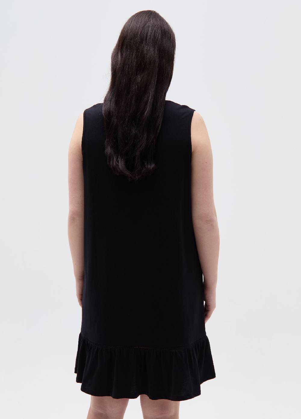 Ovs Vestito Essential Corto Con Balza Curvy