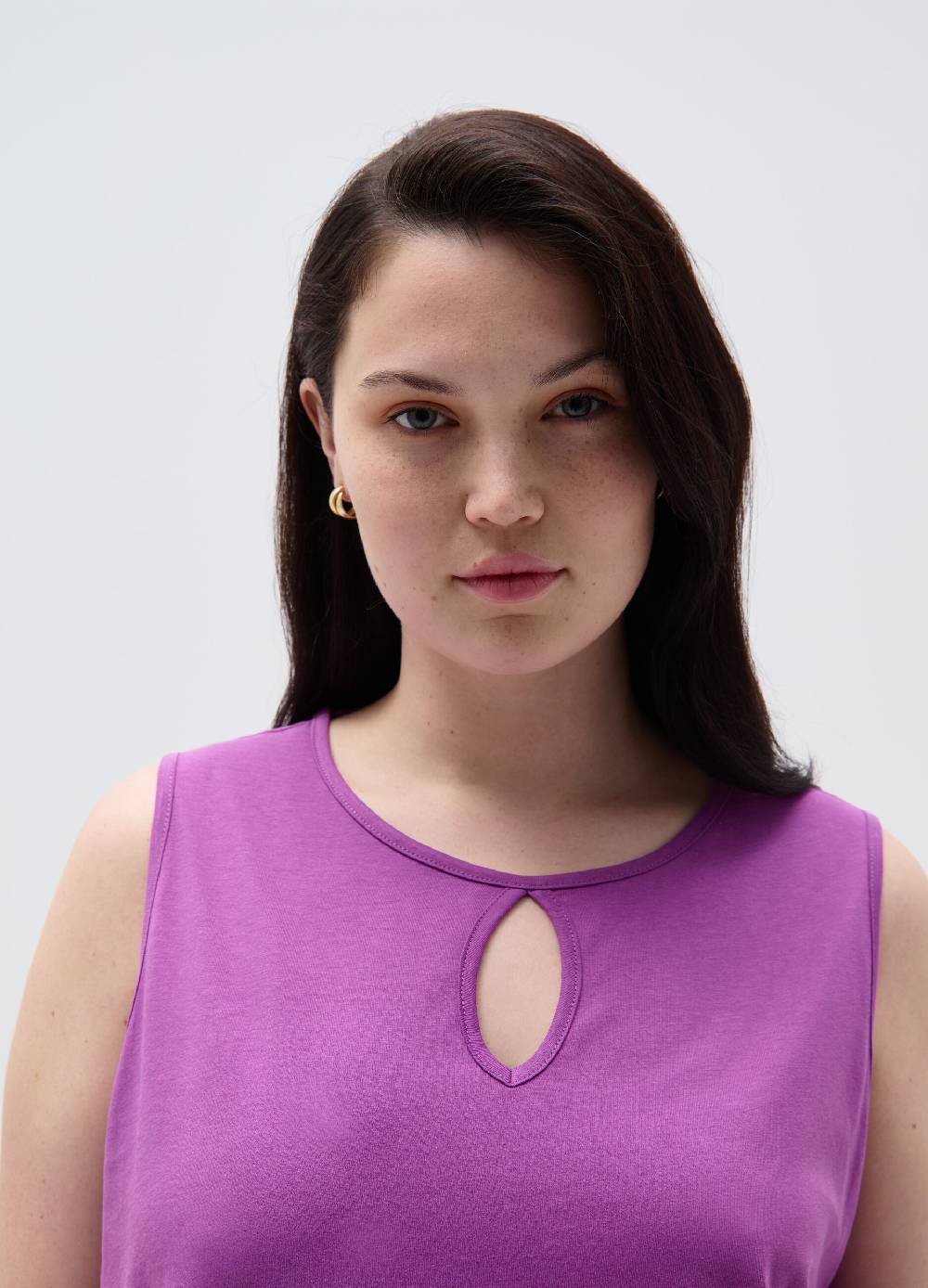 Ovs Vestito Essential Corto Con Balza Curvy