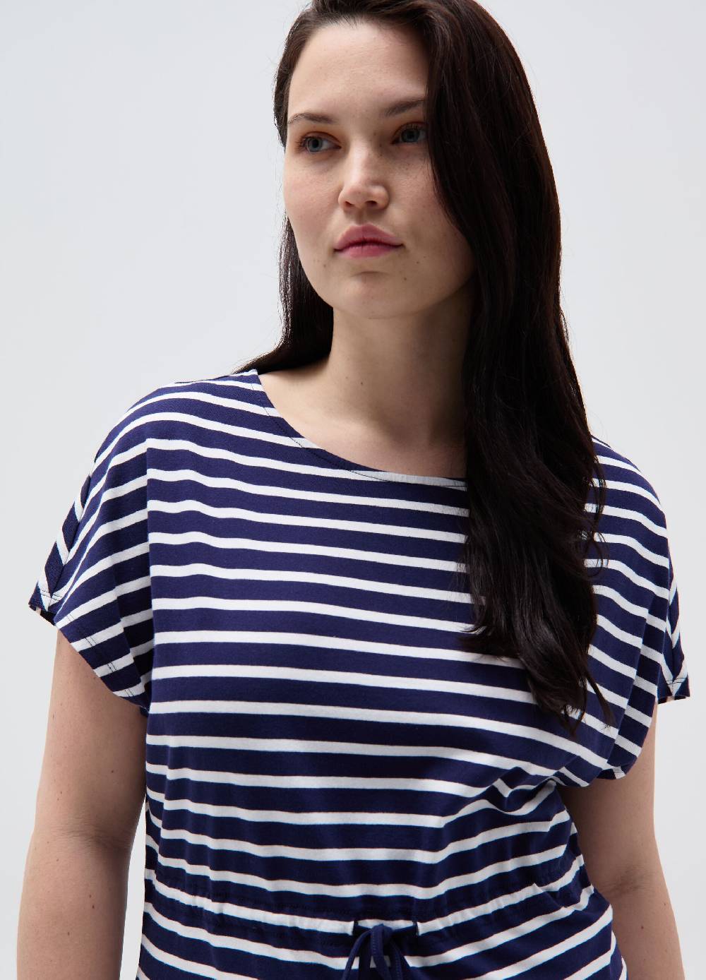 Ovs Vestito Essential Corto Con Coulisse Curvy