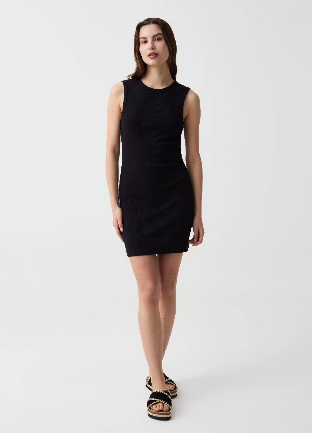 Ovs Vestito Essential Corto Con Dettaglio Cut Out