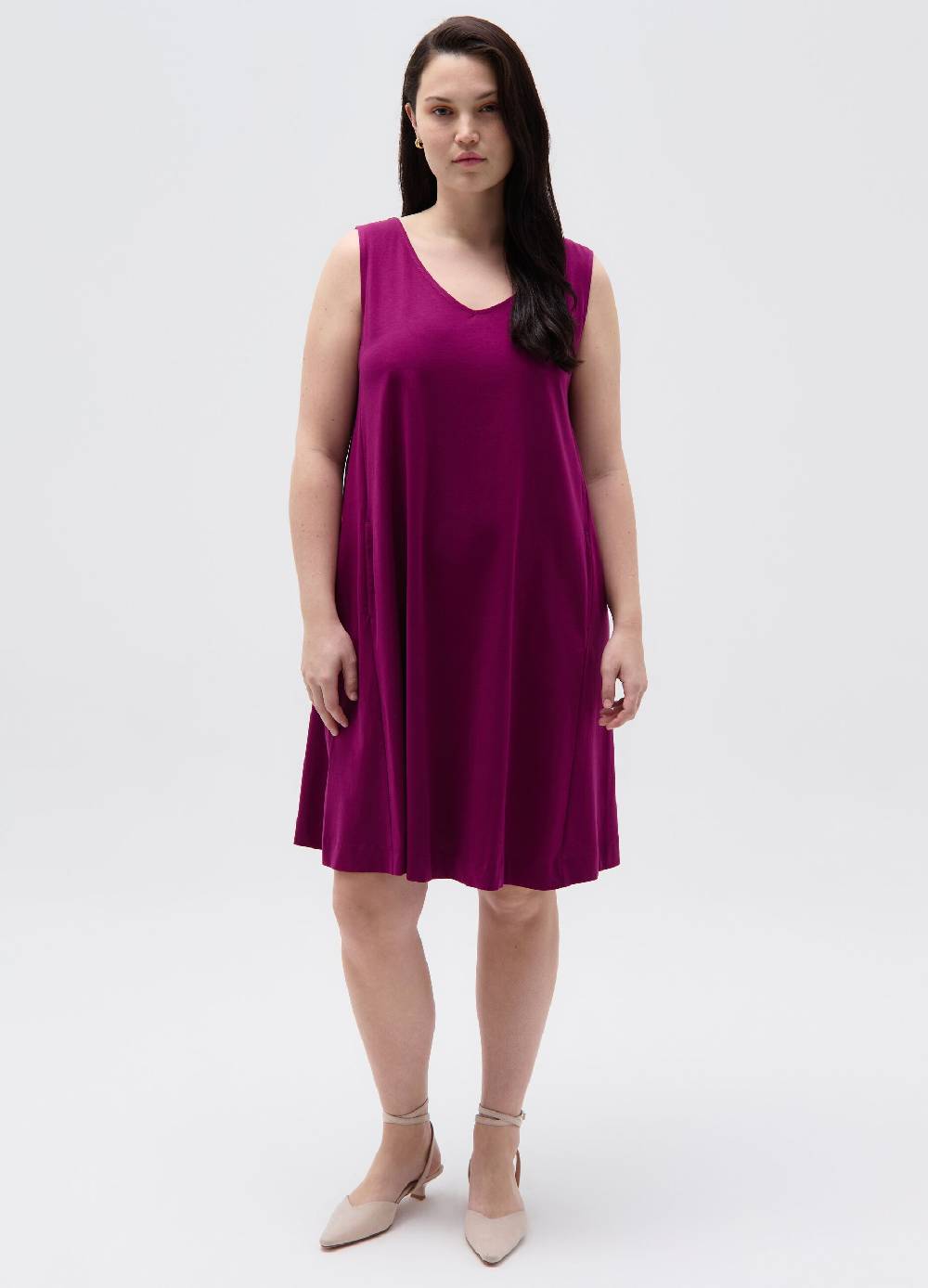 Ovs Vestito Essential corto flare fit Curvy