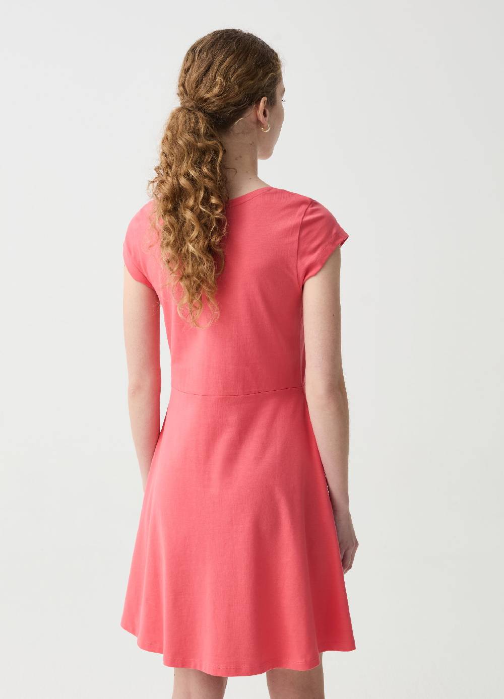 Ovs Vestito Essential Corto In Cotone