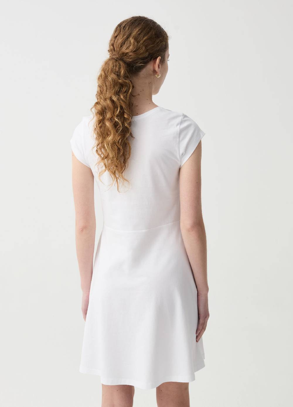 Ovs Vestito Essential Corto In Cotone